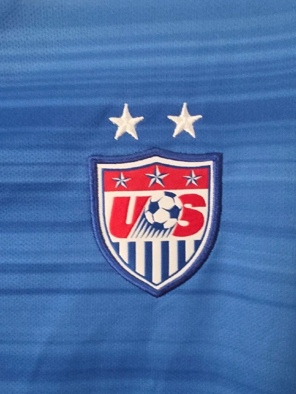 Nike Blue Gradient US Soccer Jersey with White Accents XL - Picture 2 of 11